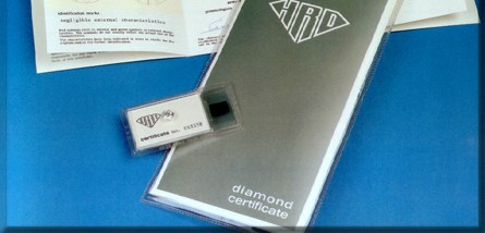 Diamond Certificate - Hoge Raad voor Diamant - Antwerpen